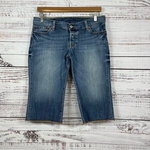 Lucky Brand Button Fly Light Wash Sweet Dream Capris